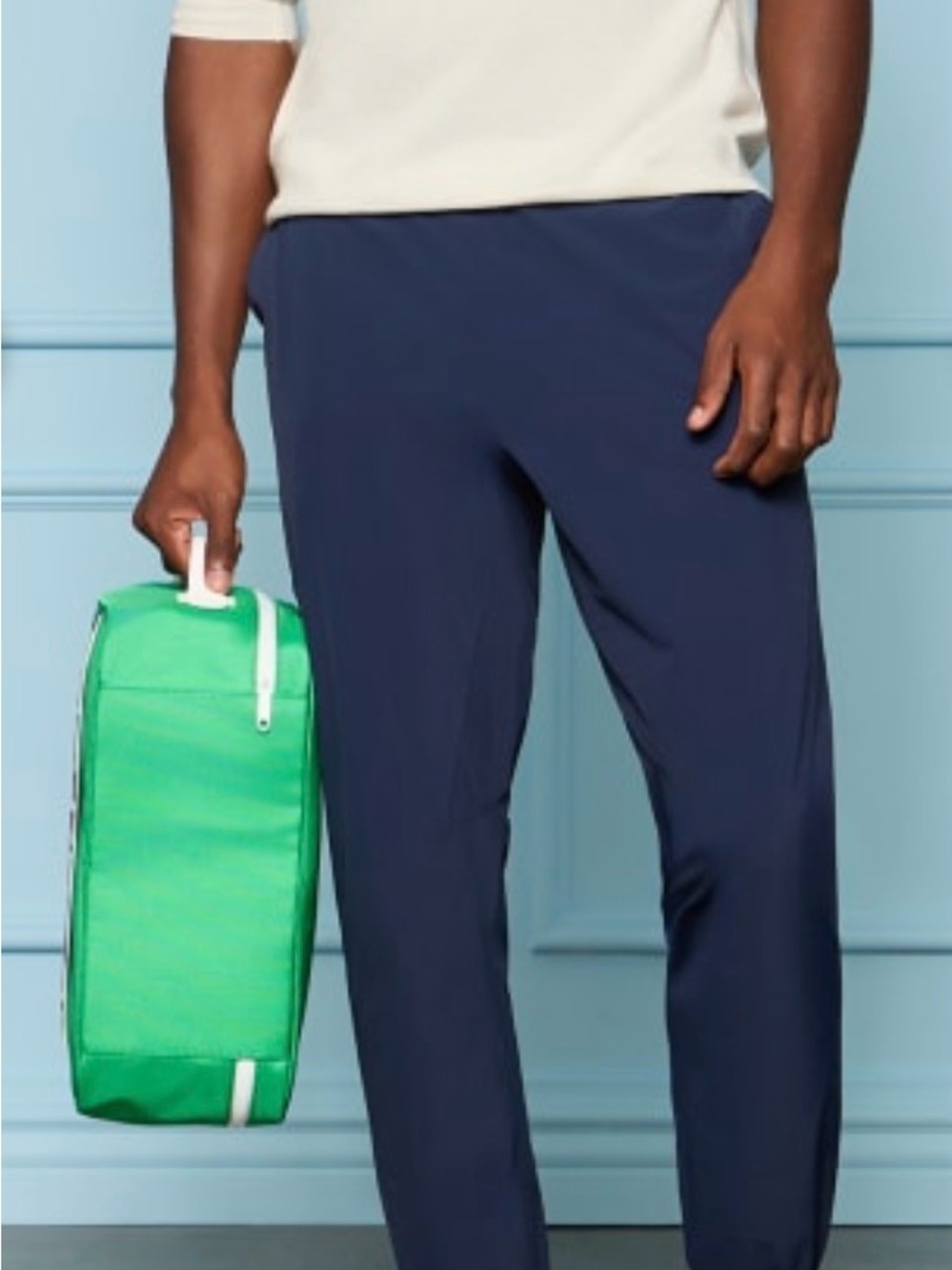 G FORE G4 Compact Stretch Travel Jogger Pants Drawstring Elastic Waist Mens L